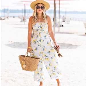 morning lavender Other - Lemon print strapless jumpsuit morning lavender Other - Lemon print strapless jumpsuit